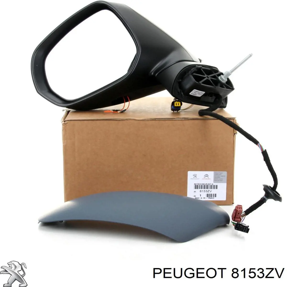 Espelho de retrovisão esquerdo Peugeot/Citroen 8153ZV preço, a partir de 216,55 USD