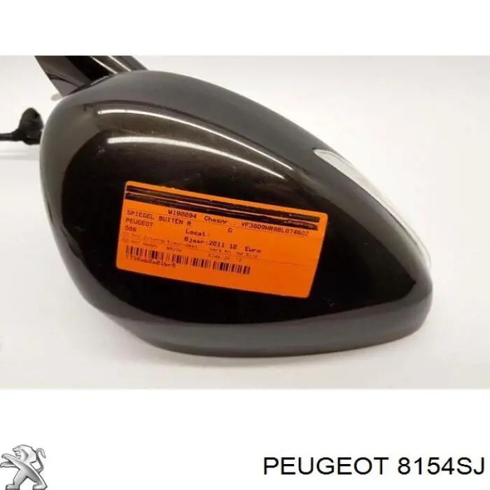 Espelho de retrovisão direito Peugeot/Citroen 8154SJ preço, a partir de 250,28 USD