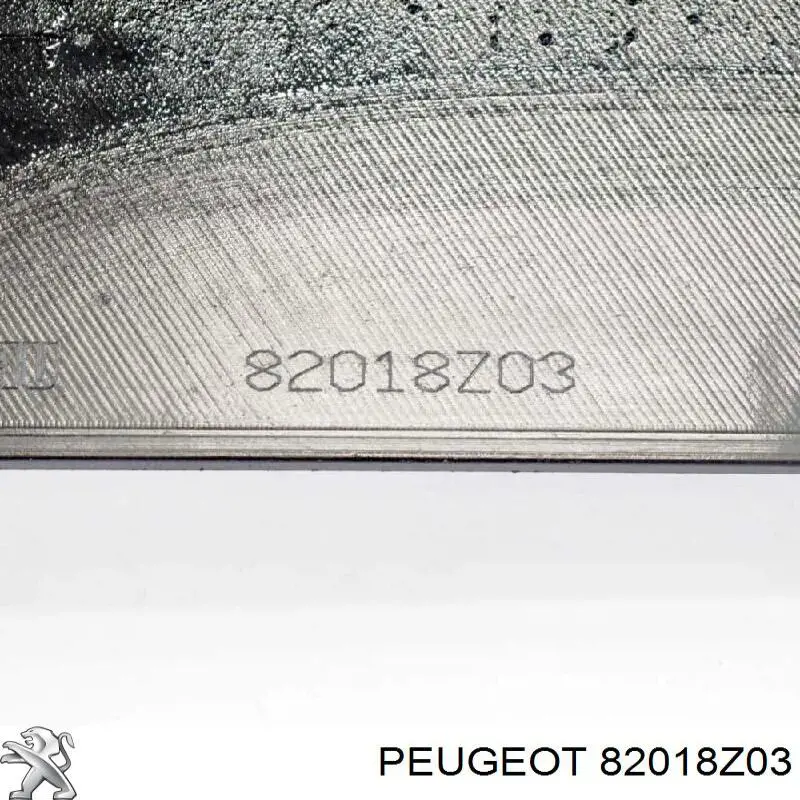 Placa sobreposta (moldura) externa esquerda de acesso Peugeot/Citroen 82018Z03 preço, a partir de 125,45 USD