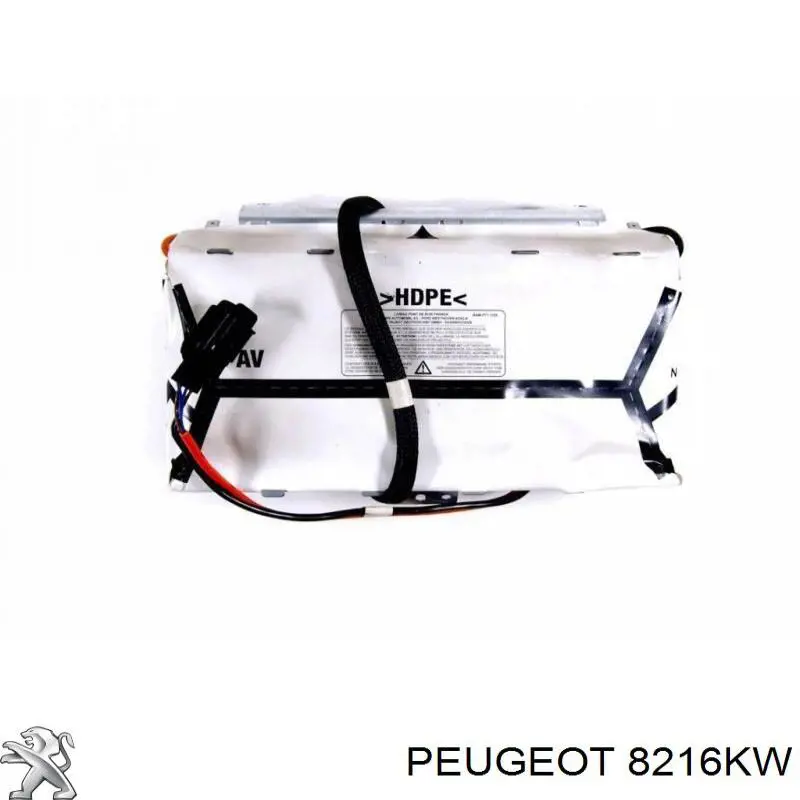 8216KW Peugeot/Citroen Cinto de segurança (AIRBAG) de passageiro