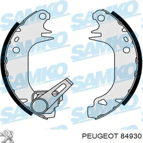 Compre 84930 Peugeot/Citroen Reguladora de tensão da cadeia do mecanismo de distribuição de gás