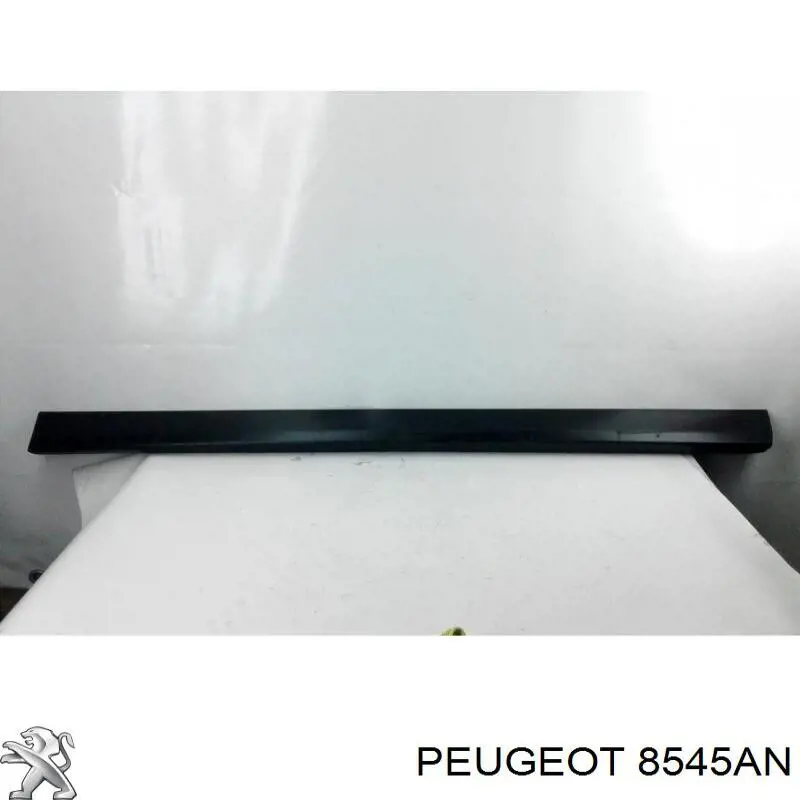 8545AN Peugeot/Citroen Moldura da porta dianteira esquerda