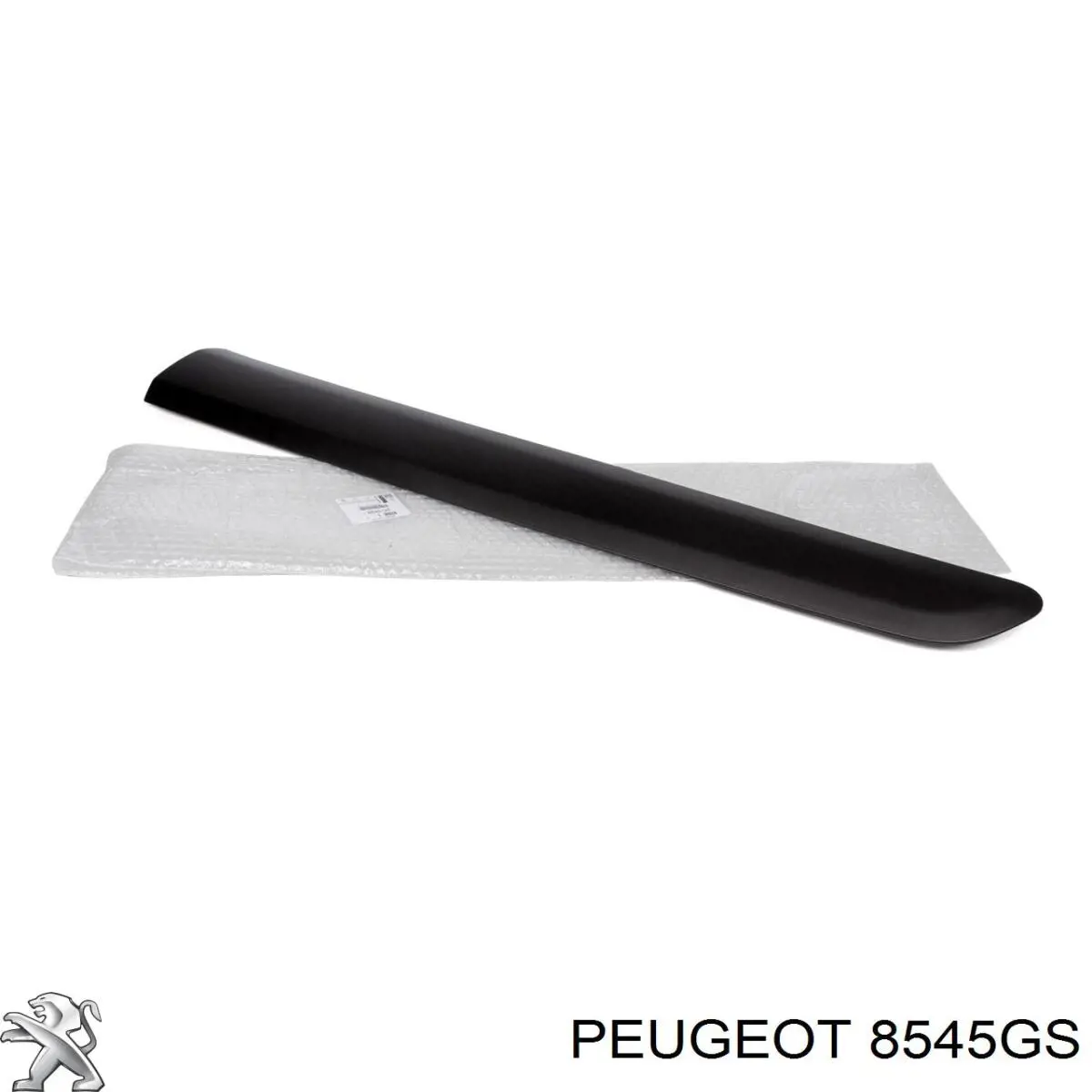8545GS Peugeot/Citroen Moldura da porta dianteira esquerda inferior