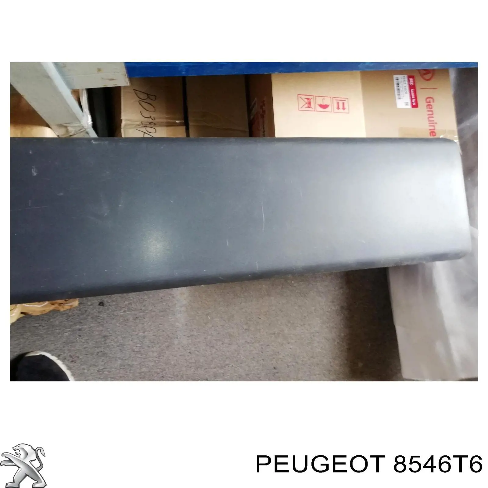 8546T6 Peugeot/Citroen Moldura da porta lateral (deslizante)