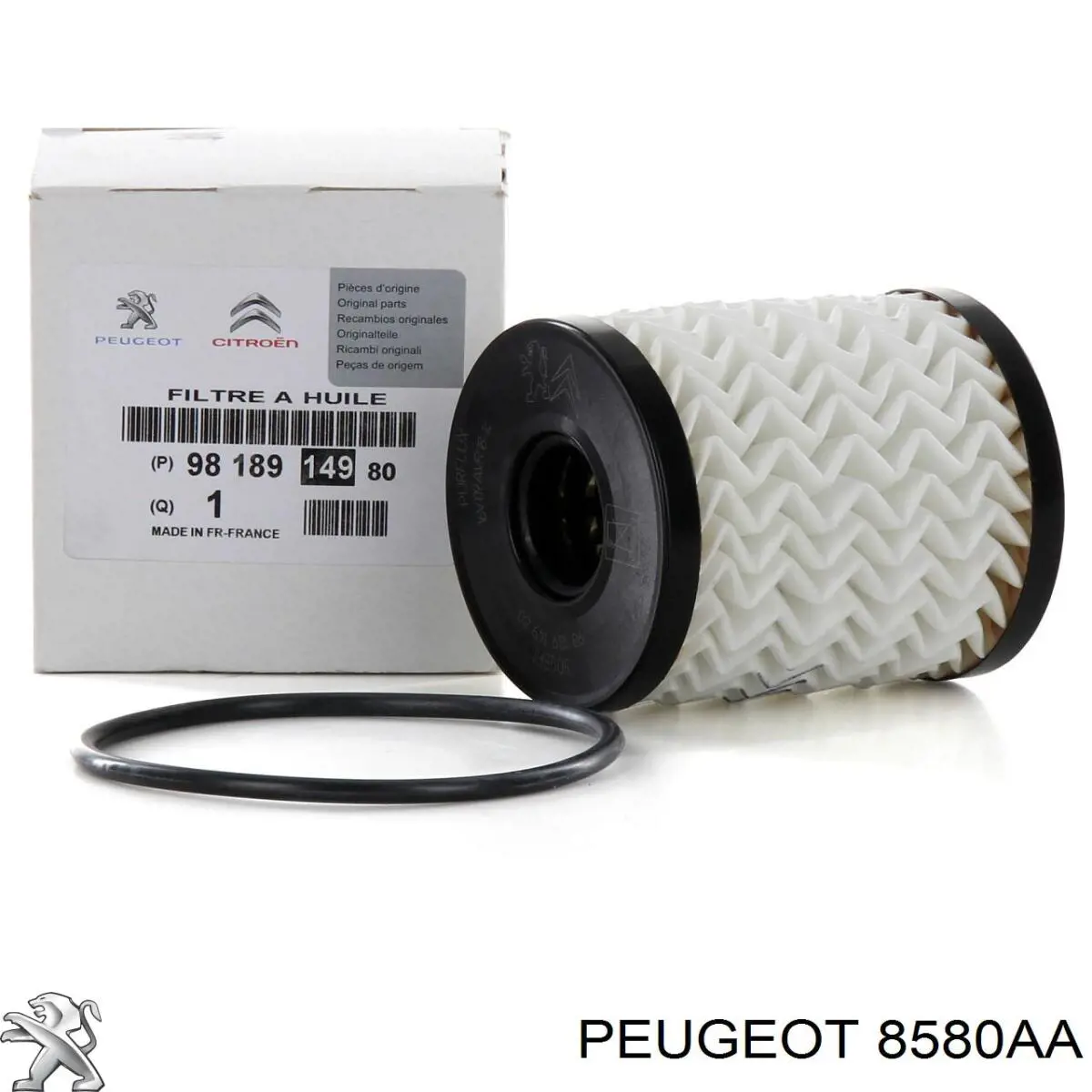 Compre 00008580AA Peugeot/Citroen Grelha traseira de ventilação