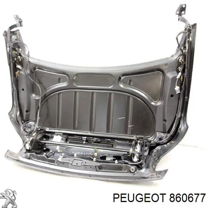 860677 Peugeot/Citroen Porta traseira (3ª/5ª porta-malas (tampa de alcapão)