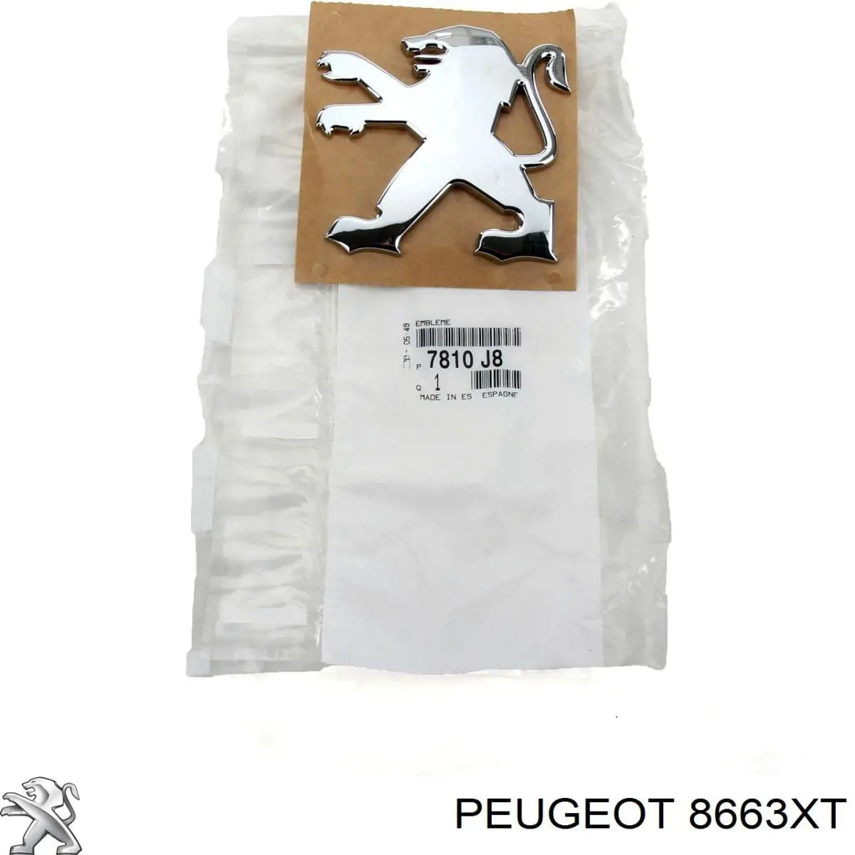  Peugeot/Citroen 8663XT preço, a partir de 44,94 USD