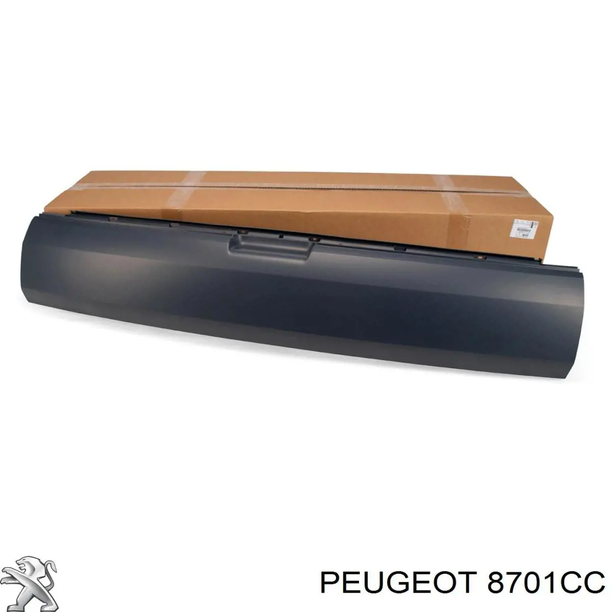 8701CC Peugeot/Citroen Placa sobreposta de tampa de porta-malas