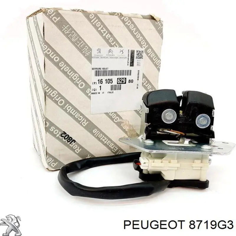 Fecho de tampa de porta-malas (de 3ª/5ª porta traseira) 51949047 Fiat/Alfa/Lancia