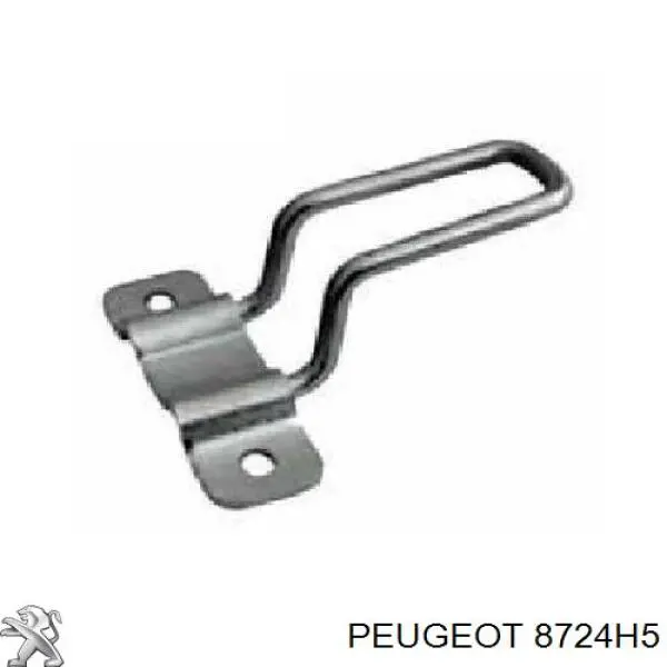 Gozno de garra (parte complementar) esquerdo superior de fecho da porta traseira batente Peugeot/Citroen 8724H5 preço, a partir de 7,94 USD