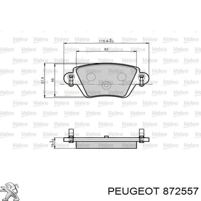 872557 Peugeot/Citroen 