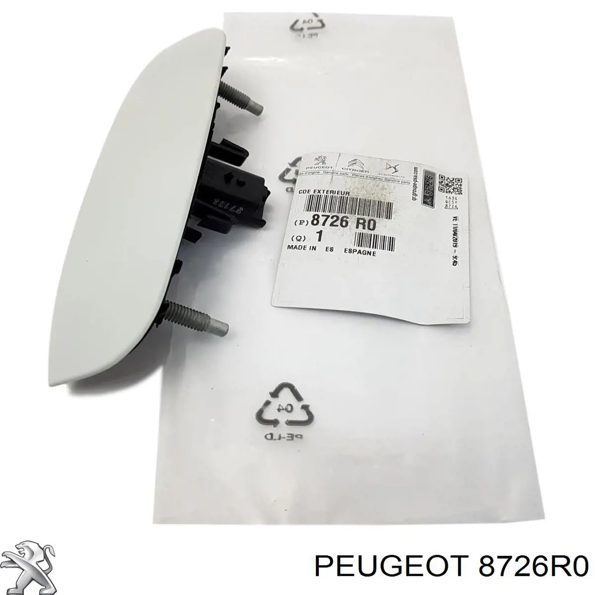 Puxador externo de tampa de porta-malas (de 3ª/5ª porta traseira) Peugeot/Citroen 8726R0 preço, a partir de 88,53 USD