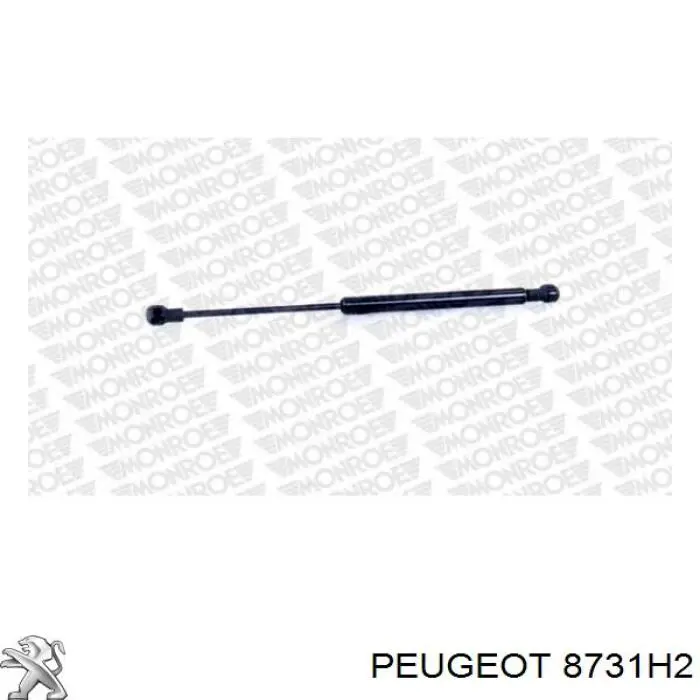 8731H2 Peugeot/Citroen Amortecedor de tampa de porta-malas (de 3ª/5ª porta traseira)