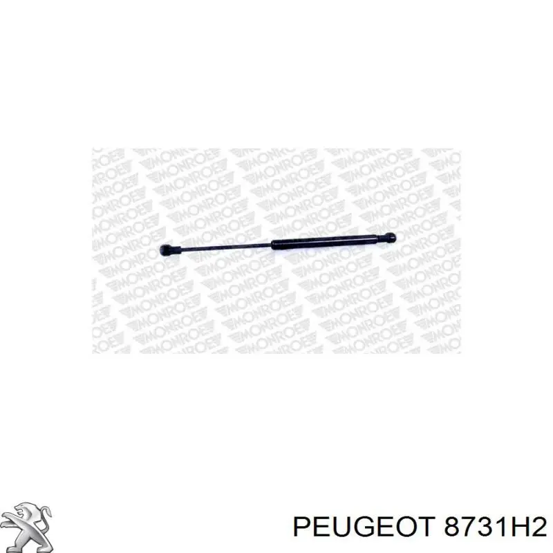 Amortecedor de tampa de porta-malas (de 3ª/5ª porta traseira) Peugeot/Citroen 8731H2 preço, a partir de 43,81 USD