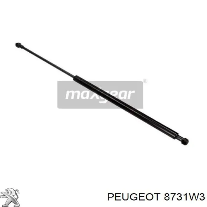 8731W3 Peugeot/Citroen Amortecedor de tampa de porta-malas (de 3ª/5ª porta traseira)