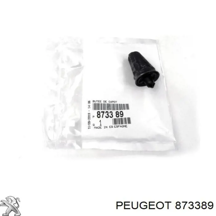873389 Peugeot/Citroen Pára-choque (grade de proteção) da capota