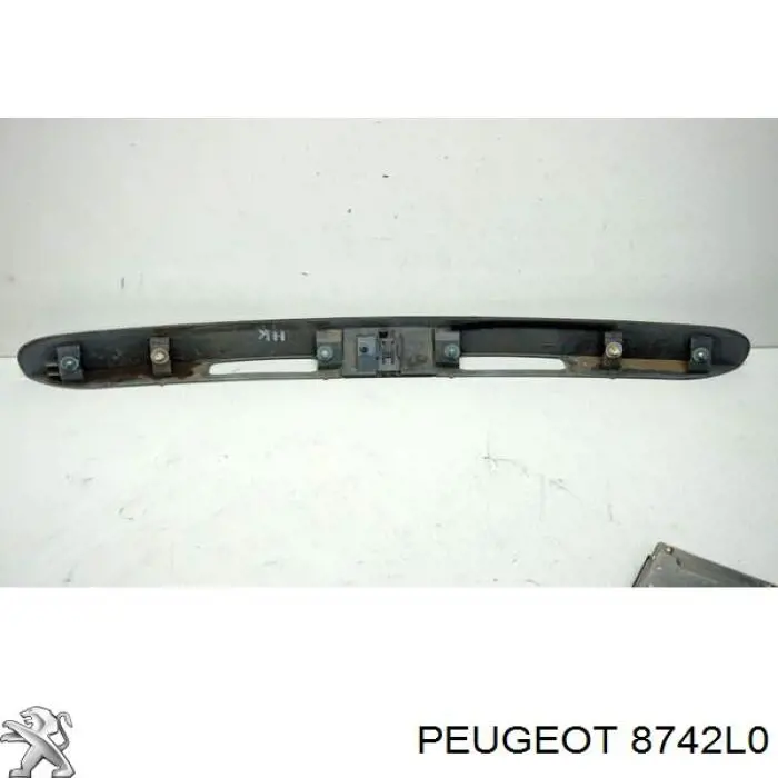 8742L0 Peugeot/Citroen Placa sobreposta de porta-malas (de 3ª/5ª porta traseira)