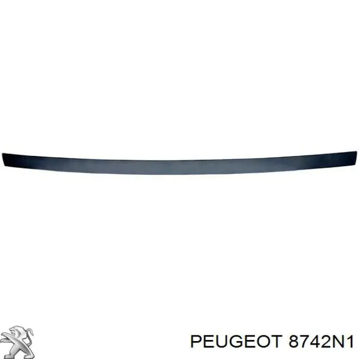 Compre 8742N1 Peugeot/Citroen Moldura da porta traseira (de 3º/5º bagageiro)