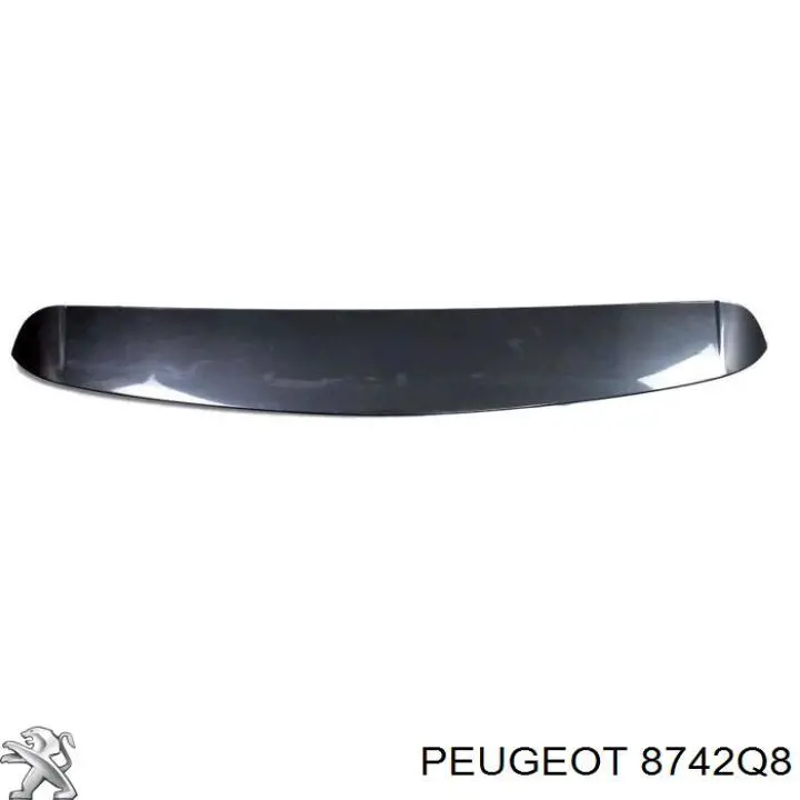 8742Q8 Peugeot/Citroen Spoiler de porta-malas (de 3ª/5ª porta traseira)