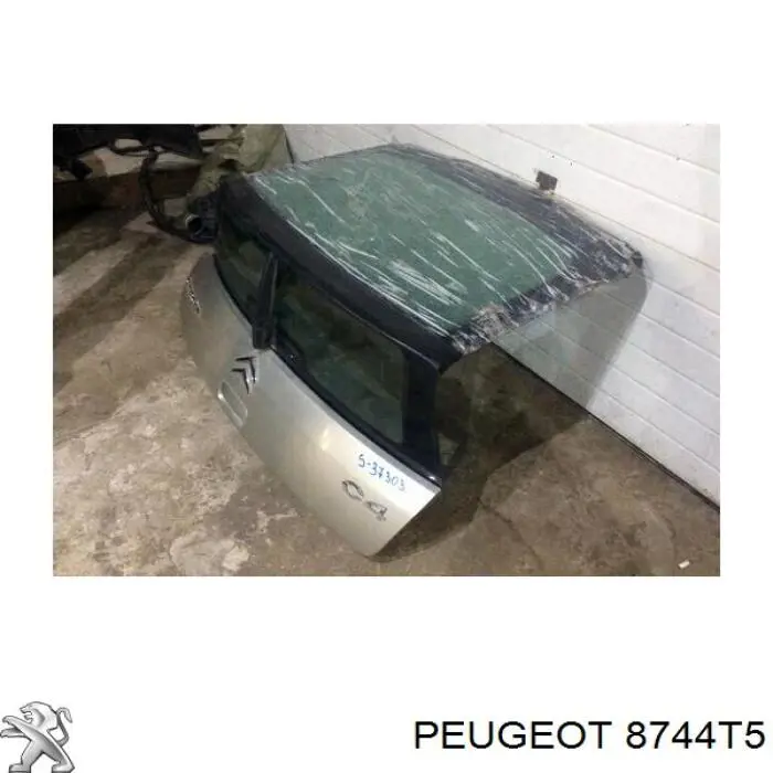 Vidro de porta-malas de 3ª/5ª porta traseira (de tampa de alcapão) Peugeot/Citroen 8744T5 preço, a partir de 354,32 USD