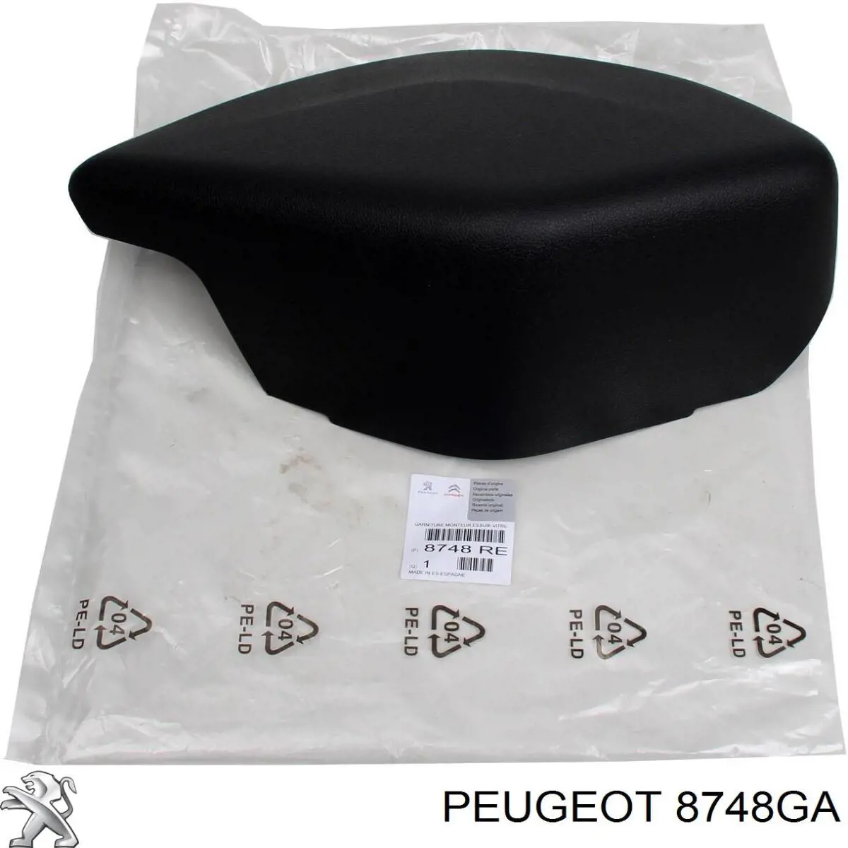 Revestimento (cobrimento) de tampa de porta-malas (de 3ª/5ª porta traseira) Peugeot/Citroen 8748GA preço, a partir de 174,07 USD