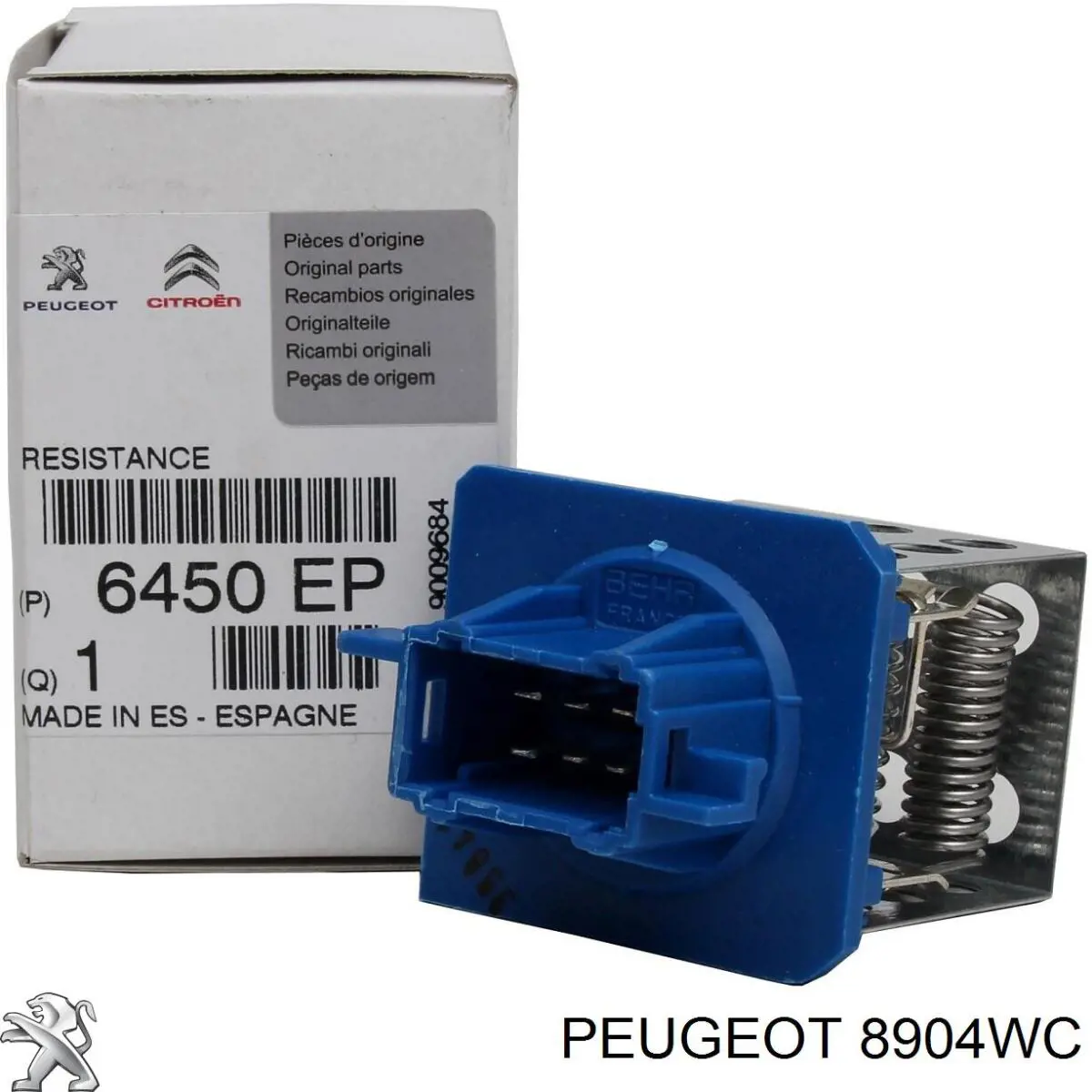 Relê de aquecimento do assento Peugeot/Citroen 8904WC preço, a partir de 111,52 USD