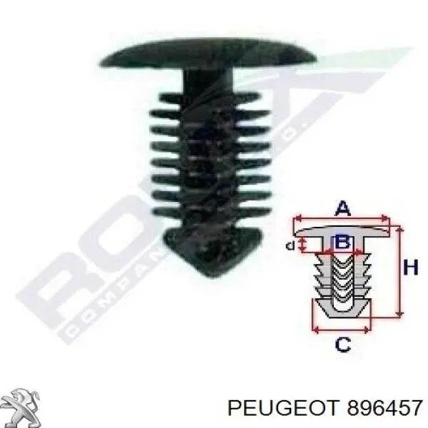 Compre 10495 Romix Cápsula (prendedor) de fixação de revestimento da porta