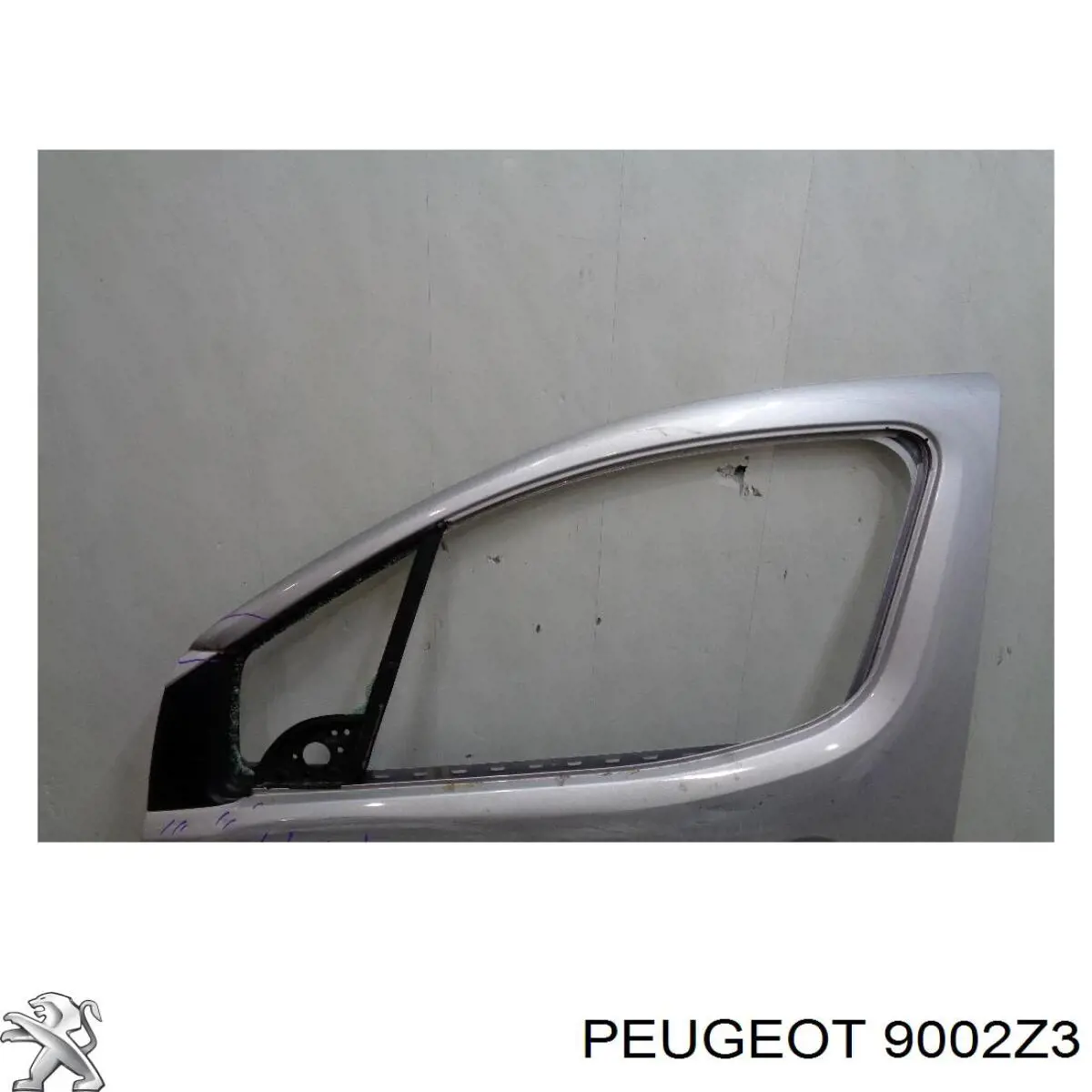 9002Z3 Peugeot/Citroen Porta dianteira esquerda