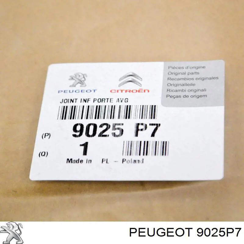 9025P7 Peugeot/Citroen 