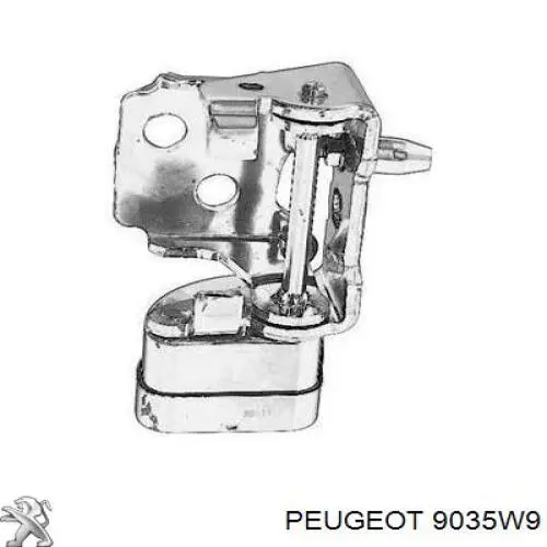 9035W9 Peugeot/Citroen Gozno da porta dianteira esquerda