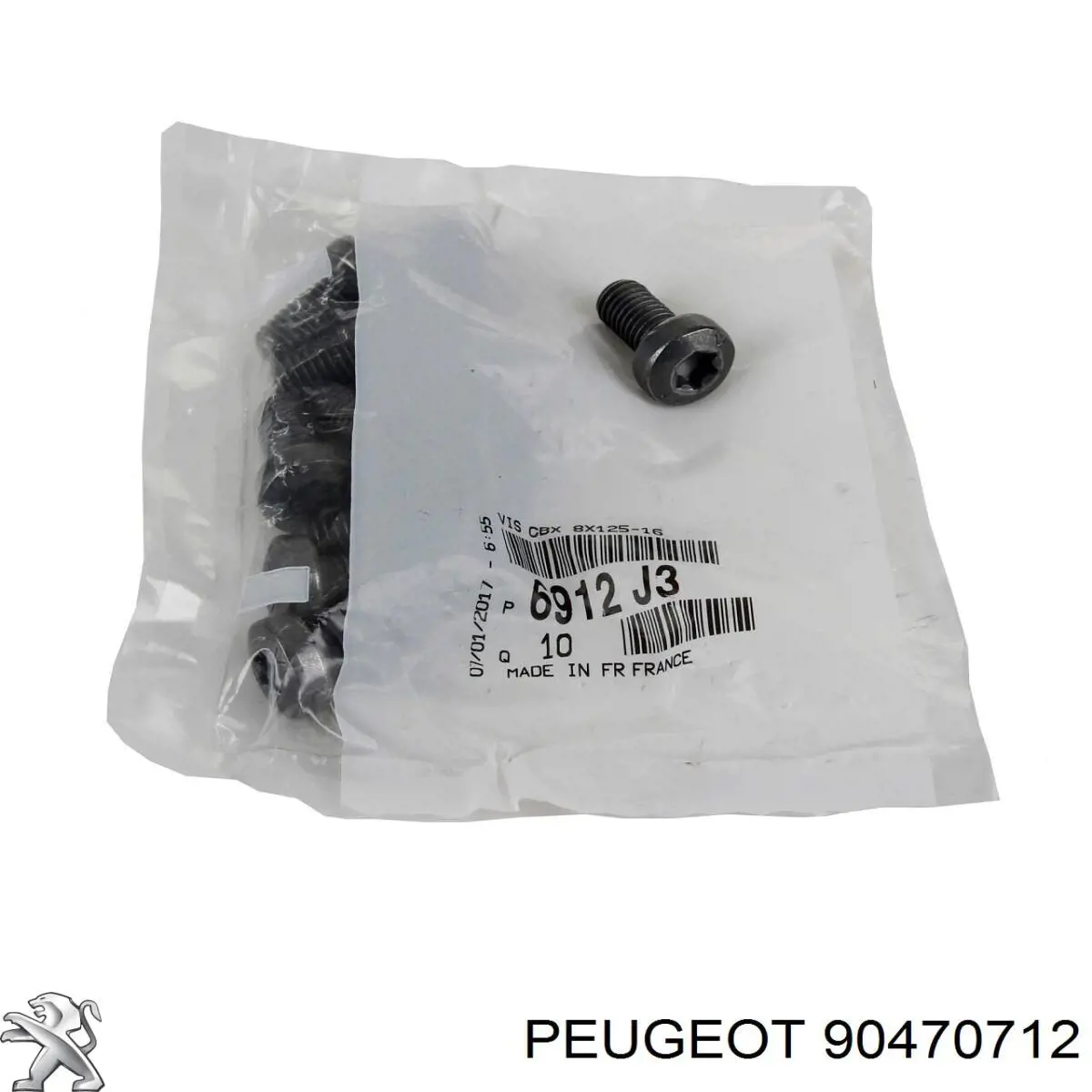 Compre 90470712 Peugeot/Citroen Parafuso de fixação da cesta de embraiagem