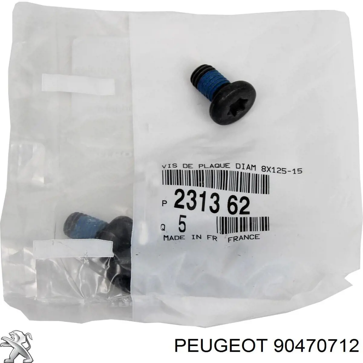 Parafuso de fixação da cesta de embraiagem Peugeot/Citroen 90470712 preço, a partir de 2,15 USD