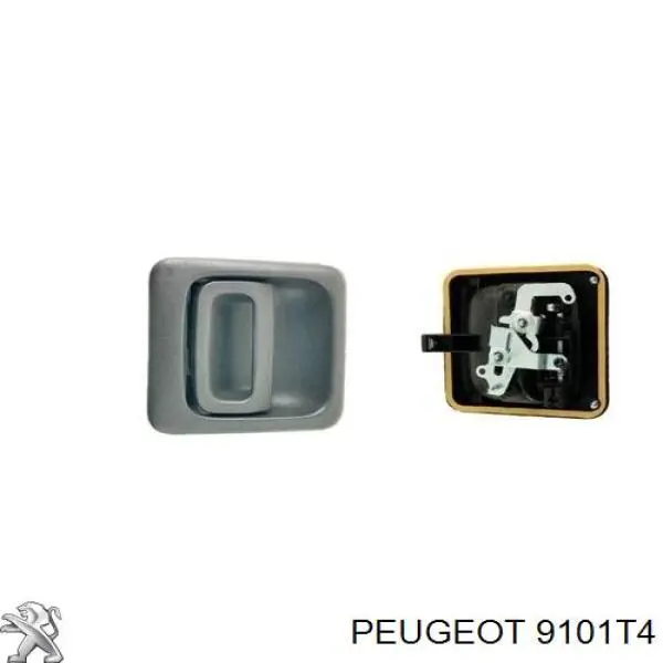 Maçaneta externa direita da porta lateral (deslizante) Peugeot/Citroen 9101T4 preço, a partir de 25,86 USD
