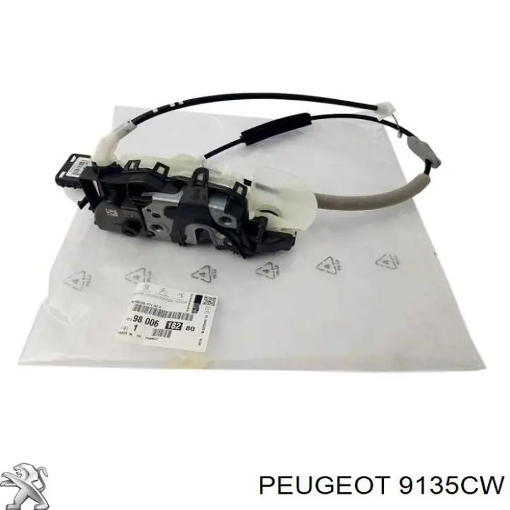 9135CW Peugeot/Citroen Fecho da porta dianteira esquerda