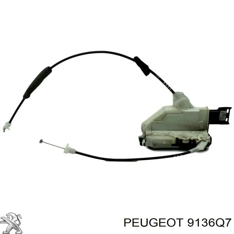 Compre 9136Q7 Peugeot/Citroen Fecho da porta dianteira direita