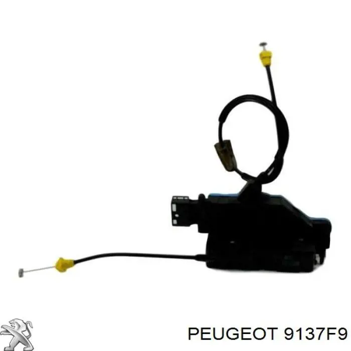 9137F9 Peugeot/Citroen Fecho da porta traseira esquerda