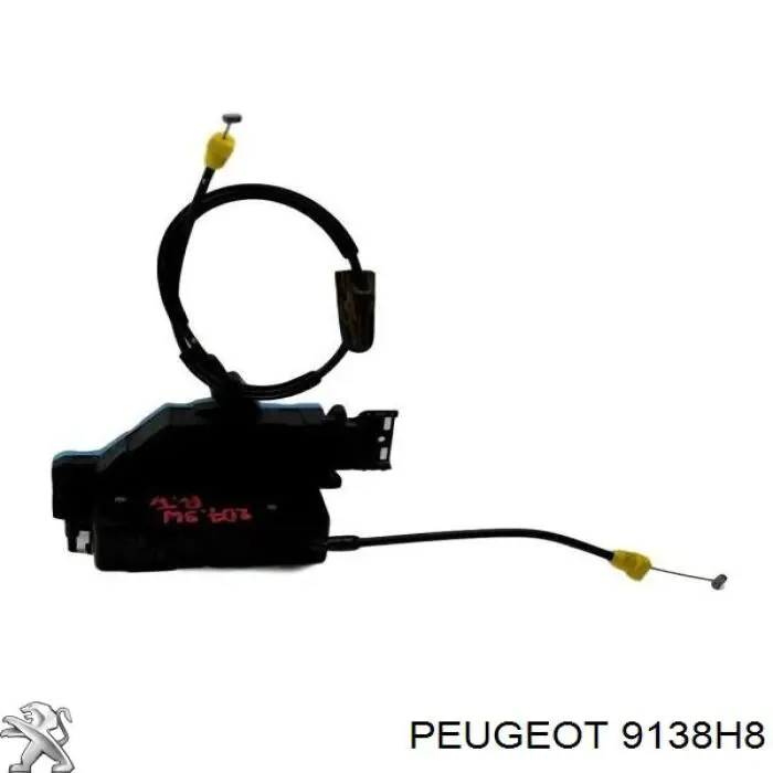 9138H8 Peugeot/Citroen Fecho da porta traseira direita