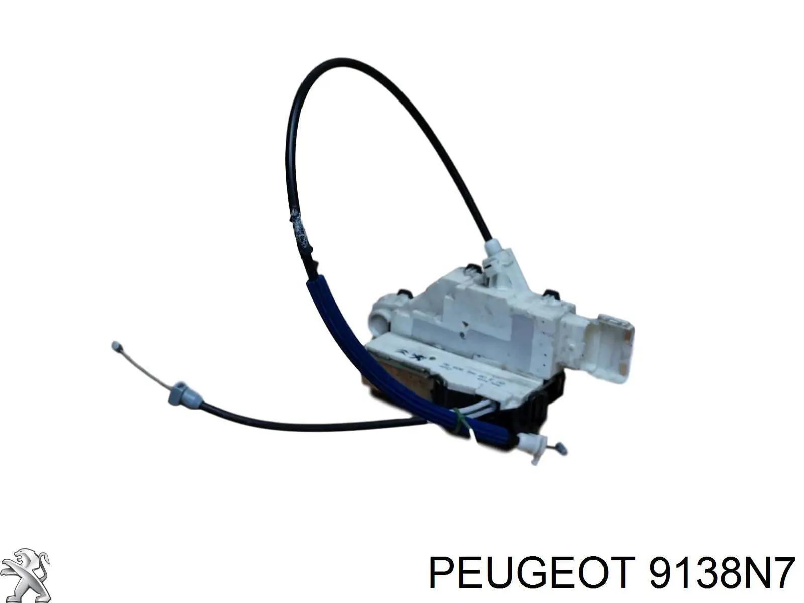 9138N7 Peugeot/Citroen Fecho da porta traseira direita