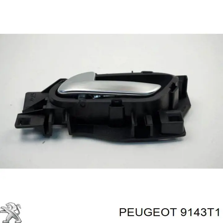 9143T1 Peugeot/Citroen Maçaneta interna dianteira/traseira da porta esquerda