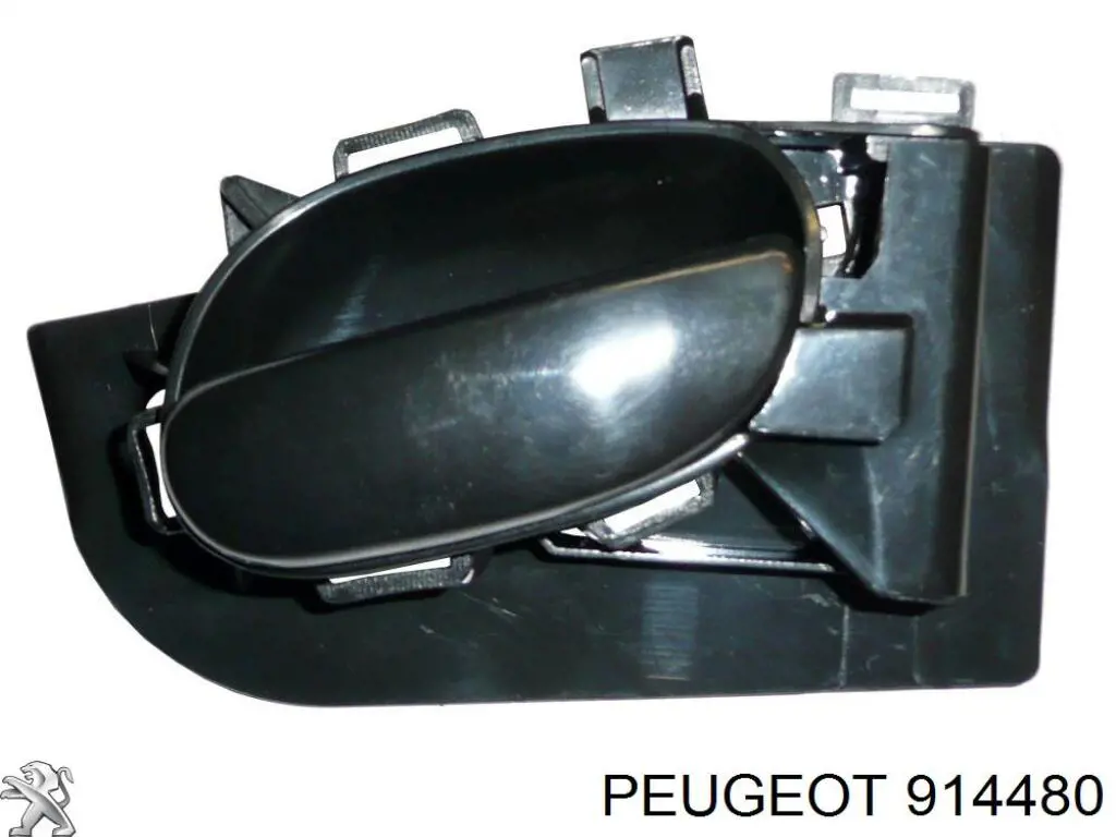 914480 Peugeot/Citroen Maçaneta interna dianteira/traseira da porta direita