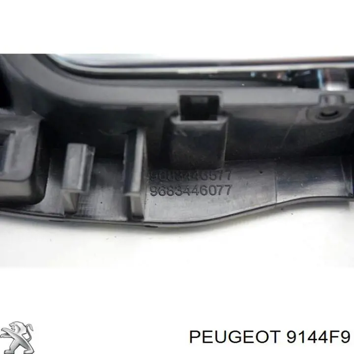 9144F9 Peugeot/Citroen Maçaneta interna dianteira/traseira da porta direita