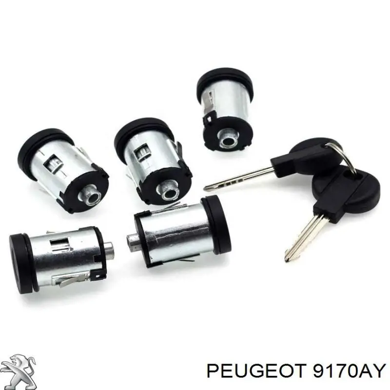 Trinco de fecho da porta dianteira Peugeot/Citroen 9170AY preço, a partir de 65,25 USD