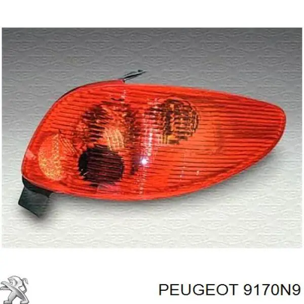 Compre 9170N9 Peugeot/Citroen Trinco de fecho da porta dianteira esquerda