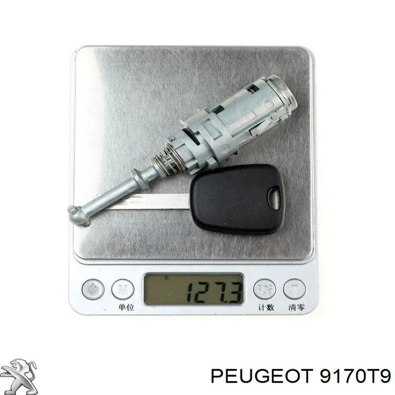 9170T9 Peugeot/Citroen Trinco de fecho da porta dianteira esquerda