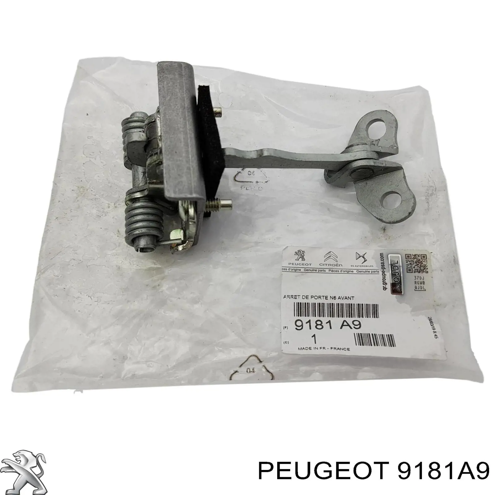 9181A9 Peugeot/Citroen Limitador dianteiro de abertura de porta