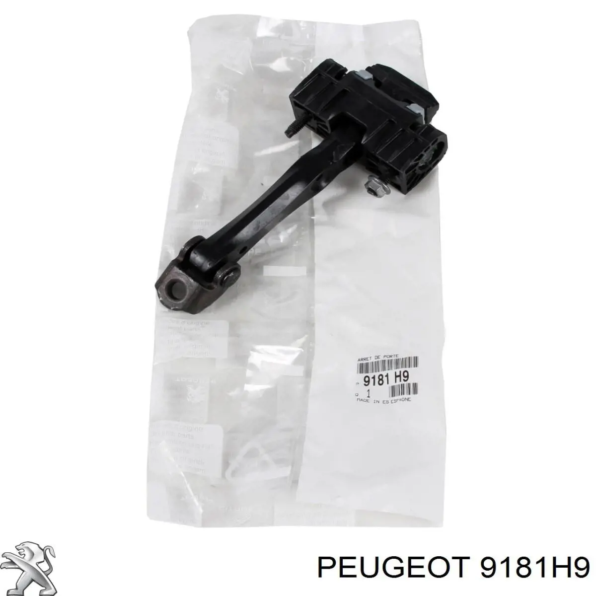 9181H9 Peugeot/Citroen Limitador dianteiro de abertura de porta