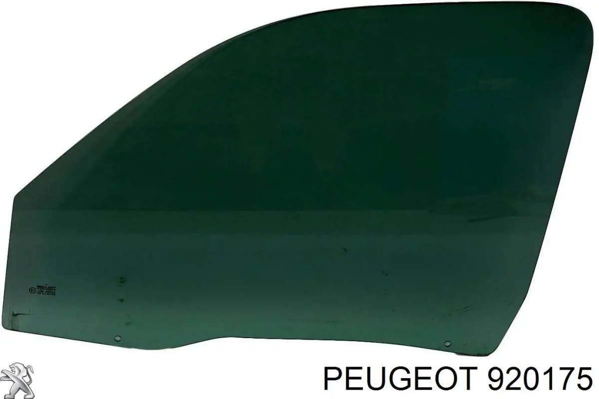 920175 Peugeot/Citroen Vidro da porta dianteira esquerda