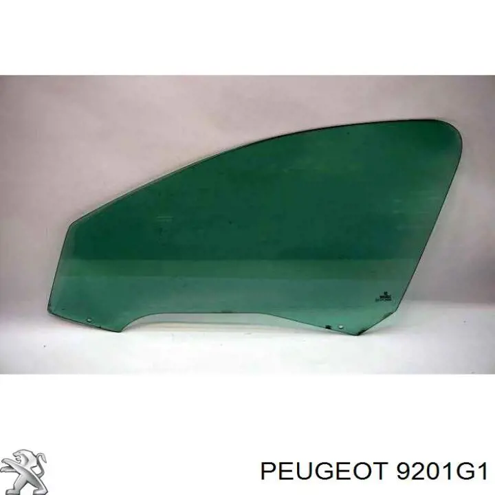 9201G1 Peugeot/Citroen Vidro da porta dianteira esquerda