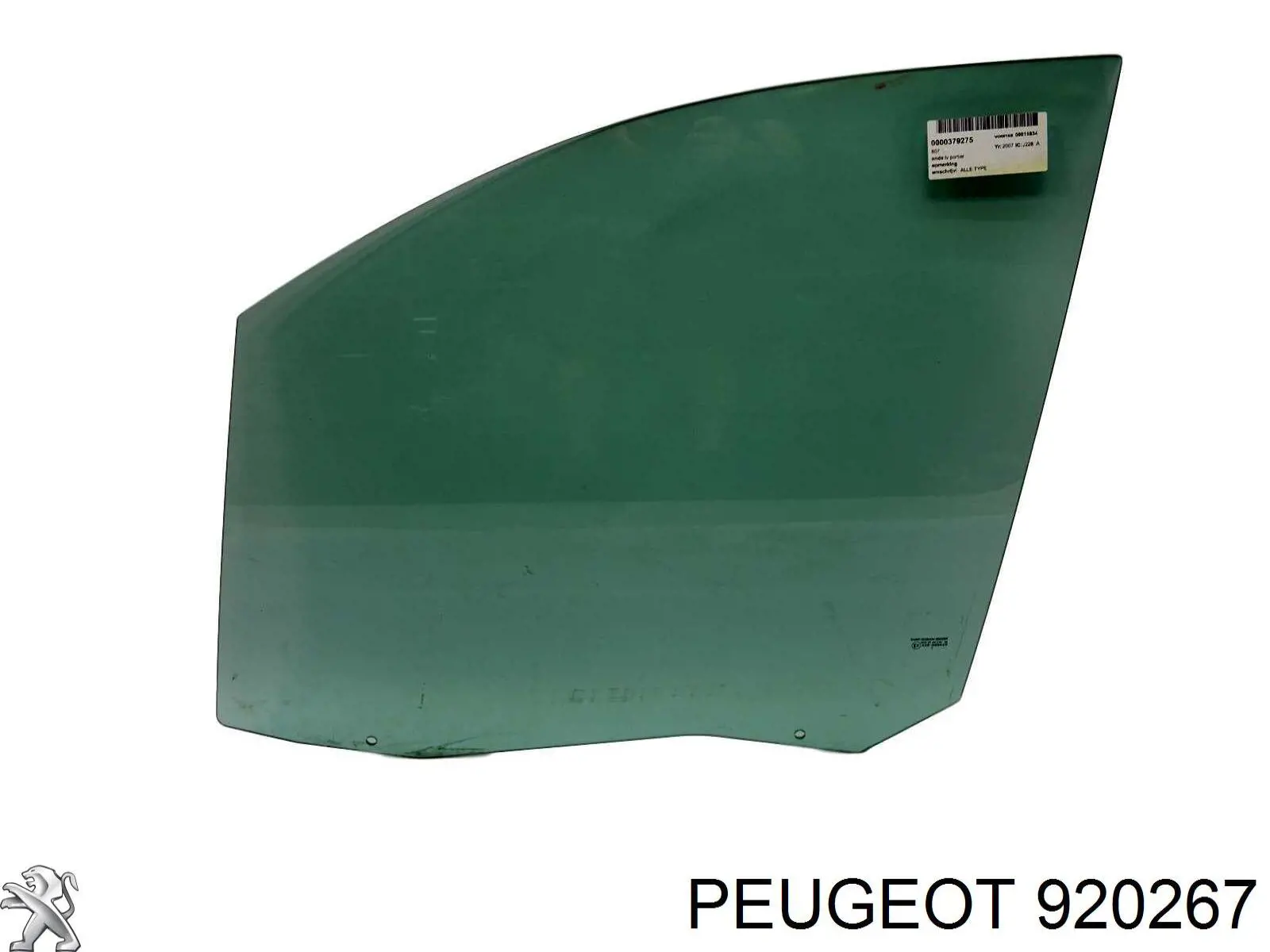 Vidro da porta dianteira direita Peugeot/Citroen 920267 preço, a partir de 60,35 USD