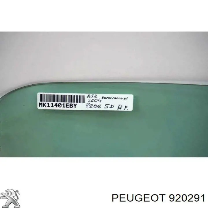 Vidro da porta dianteira direita Peugeot/Citroen 920291 preço, a partir de  